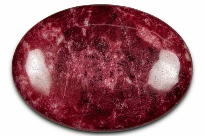 Vibrant Polished Thulite Stone - Trondheim, Norway #343908